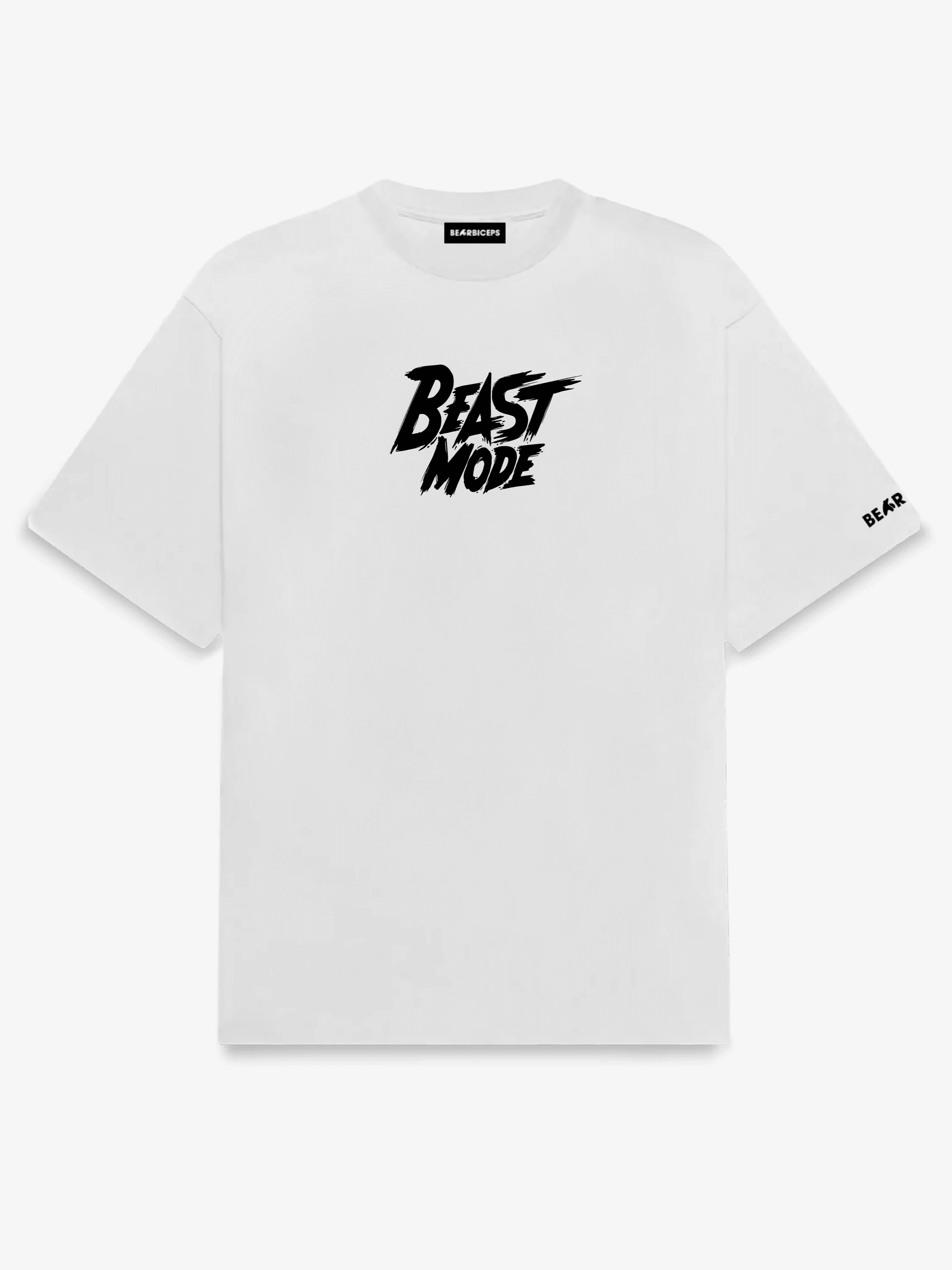 Train insane oversized tshirt bearbiceps beast mode gym