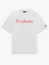 bearbiceps overthinker white oversized tshirt