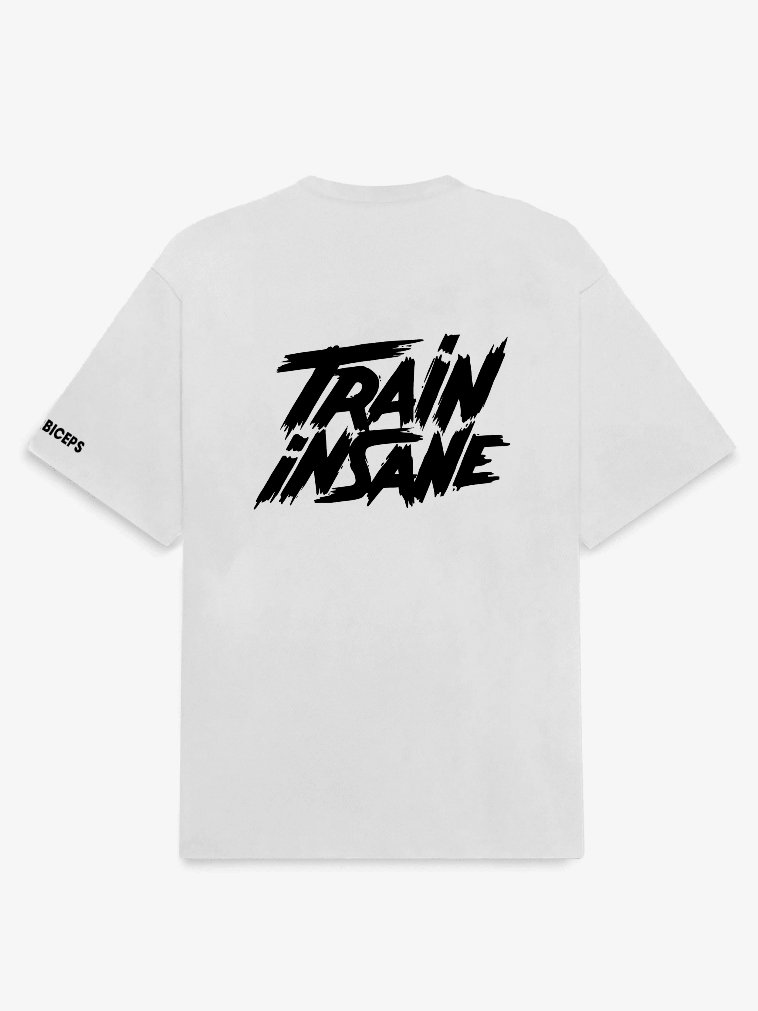 Train insane oversized tshirt bearbiceps beast mode gym