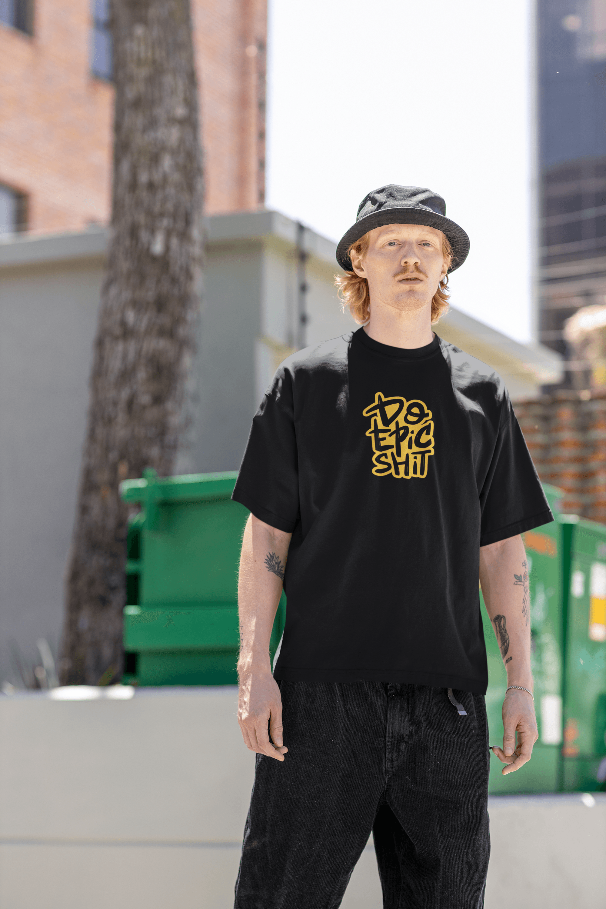 DO EPIC SHIT BLACK TEE