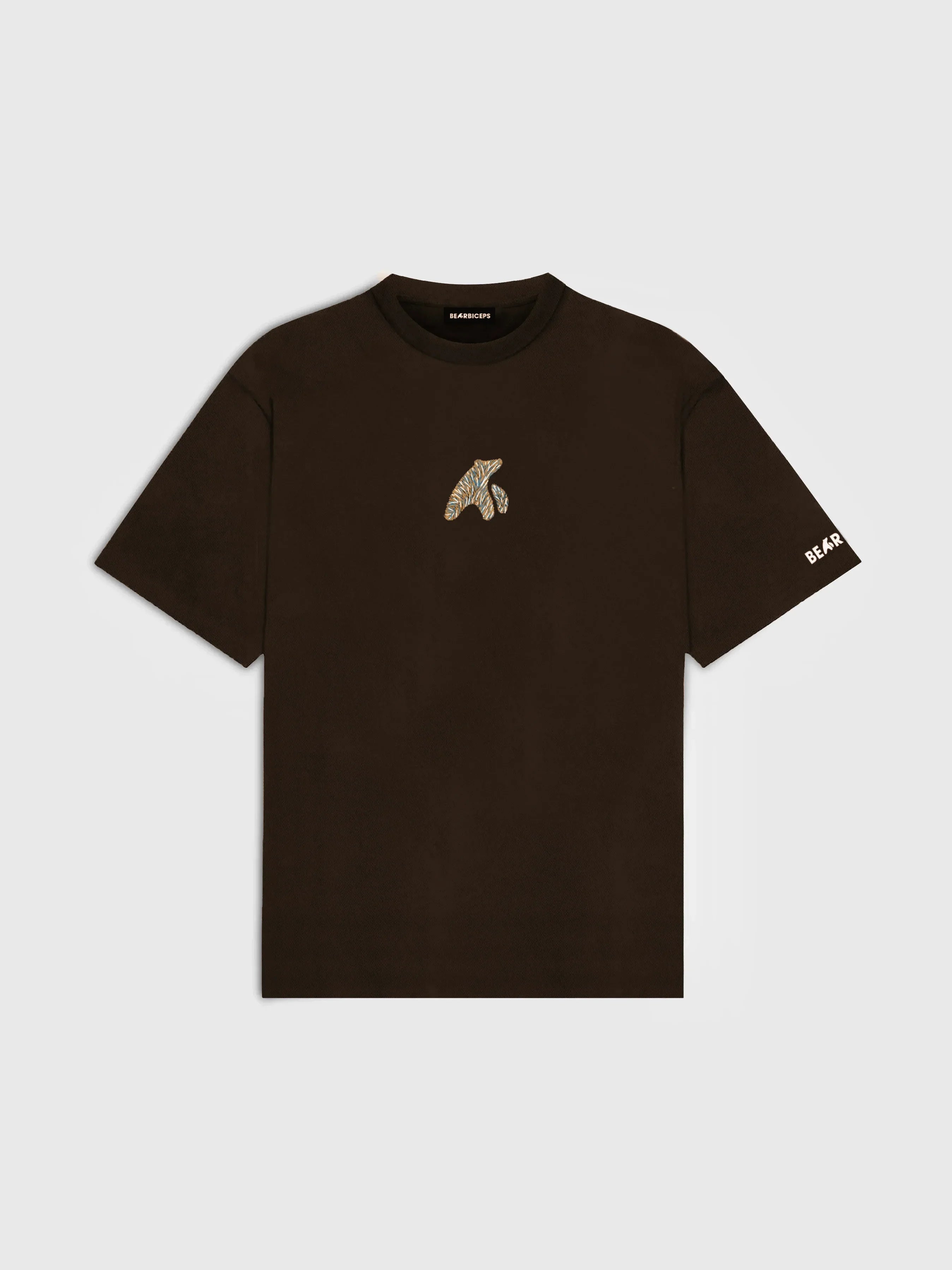 Bearbiceps raw bear brown tshirt