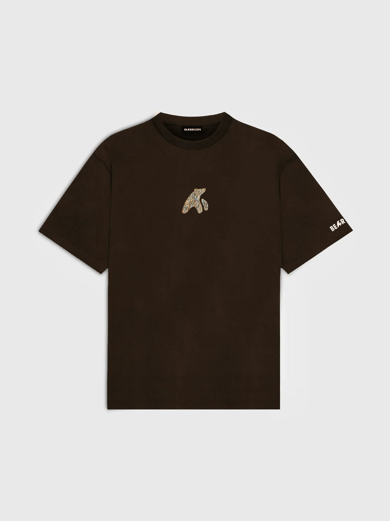 Bearbiceps raw bear brown tshirt
