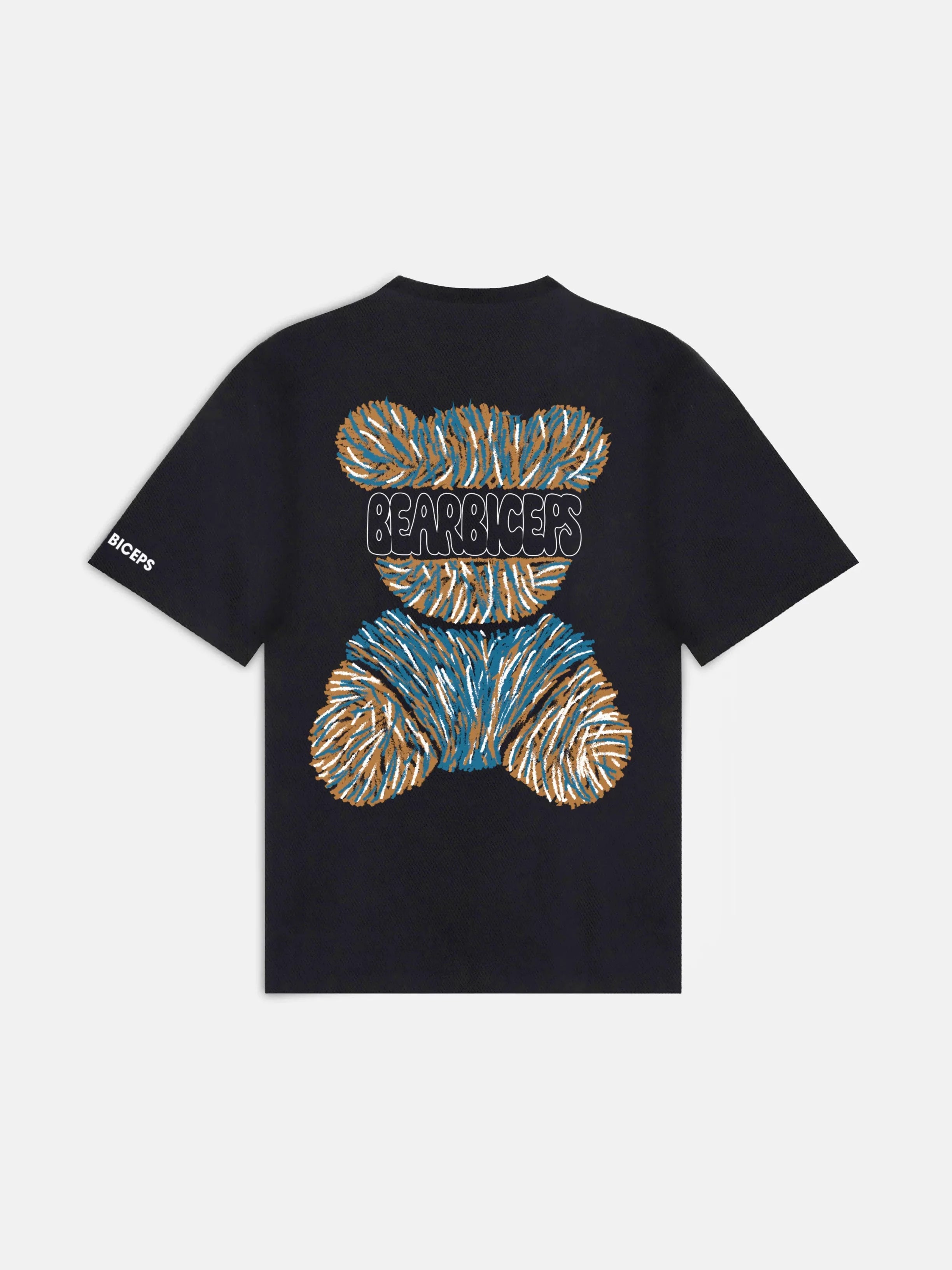 Bearbiceps raw bear black tshirt