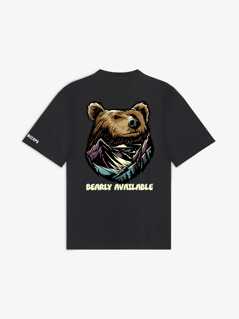 BEARLY BLACK TEE