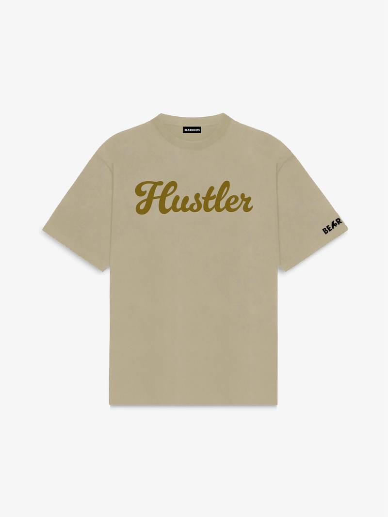 HUSTLER BEIGE TEE